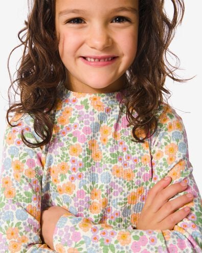 robe enfant avec côtes multicolore multicolore - 30839148MULTICOLOUR - HEMA