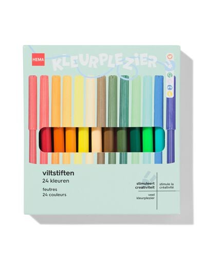 viltstifen - 24 stuks - 15900212 - HEMA