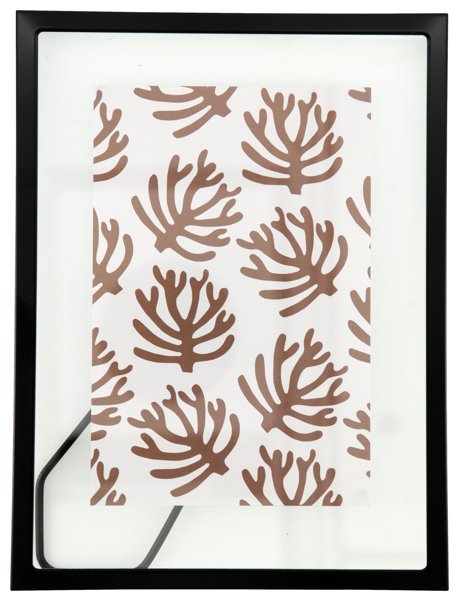 cadre photo flottant m&eacute;tal 15x20 noir 15 x 20 noir - 13622014 - HEMA