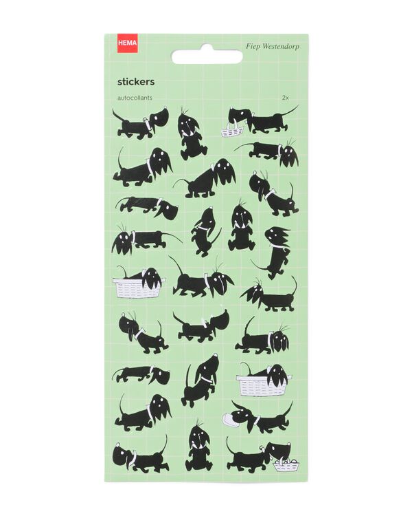 feuilles d'autocollants Takkie - lot de 2 - 15900557 - HEMA
