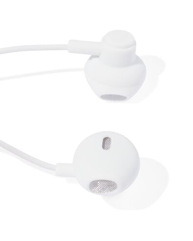 &eacute;couteurs semi-intra-auriculaires qualit&eacute; sup&eacute;rieure blanc - 39680034 - HEMA