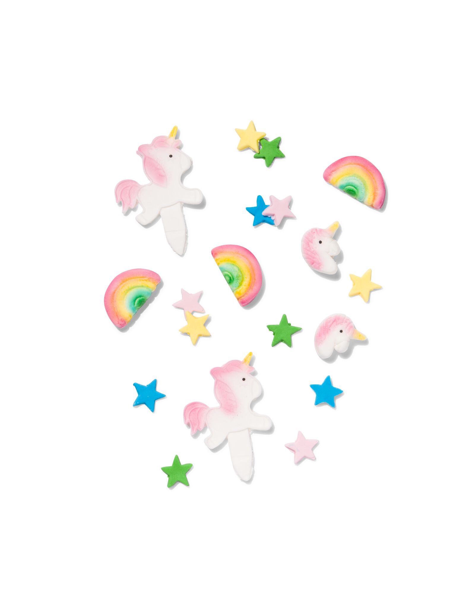 versierplezier eetbare versierset - regenboogfeest - 10280007 - HEMA