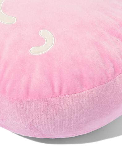 kussen pluche gezichtje - 61130138 - HEMA