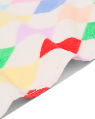 poncho enfant 60x60cm velours cirque - 5200263 - HEMA