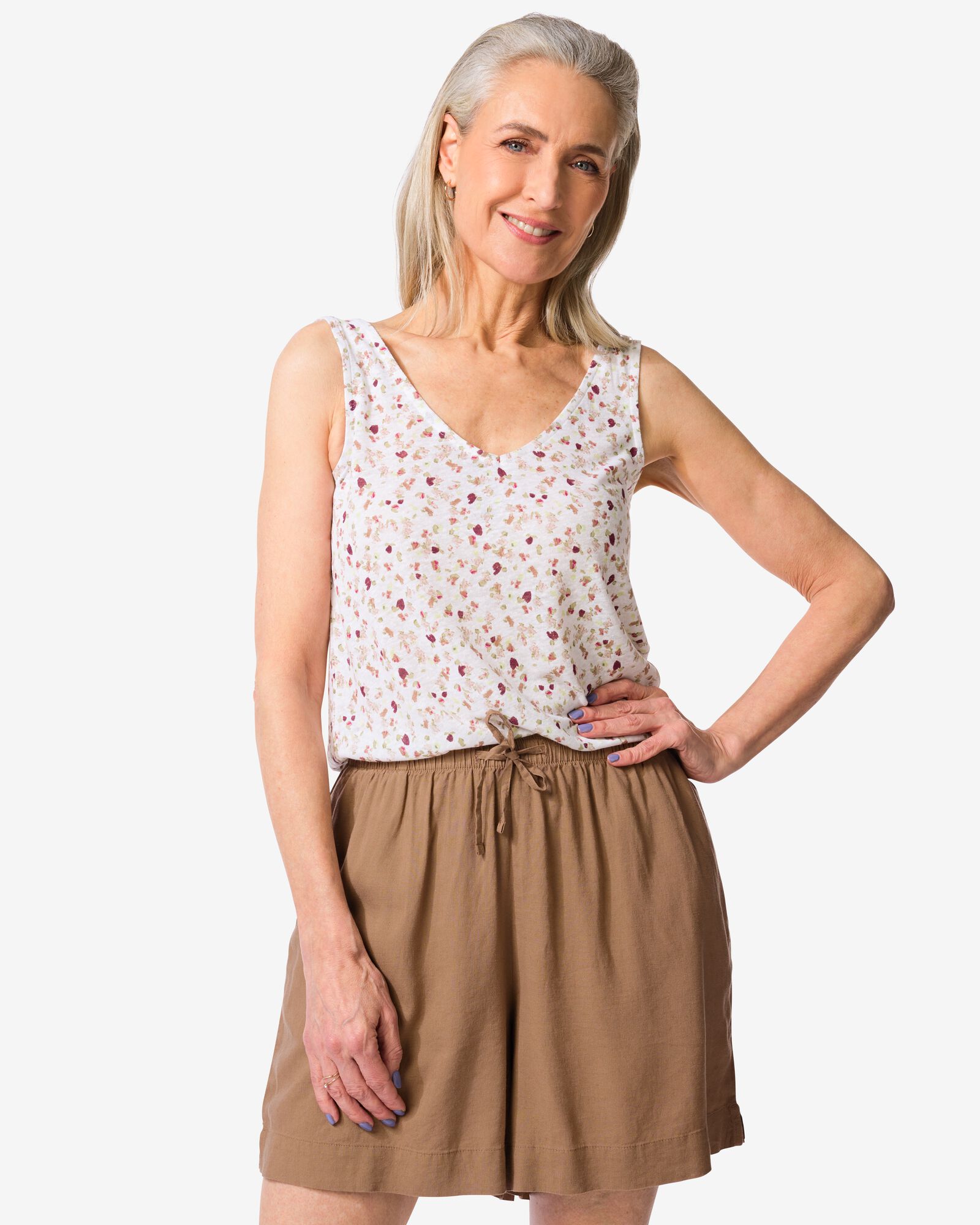 Damentop Carry Blumen bunt bunt - 36211590MULTI - HEMA