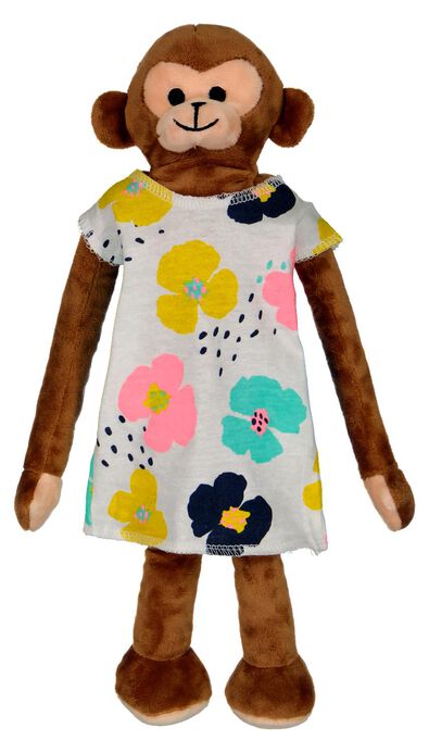 chemise de nuit enfant avec fleurs et t-shirt de nuit pour poupée multi - 1000027290 - HEMA