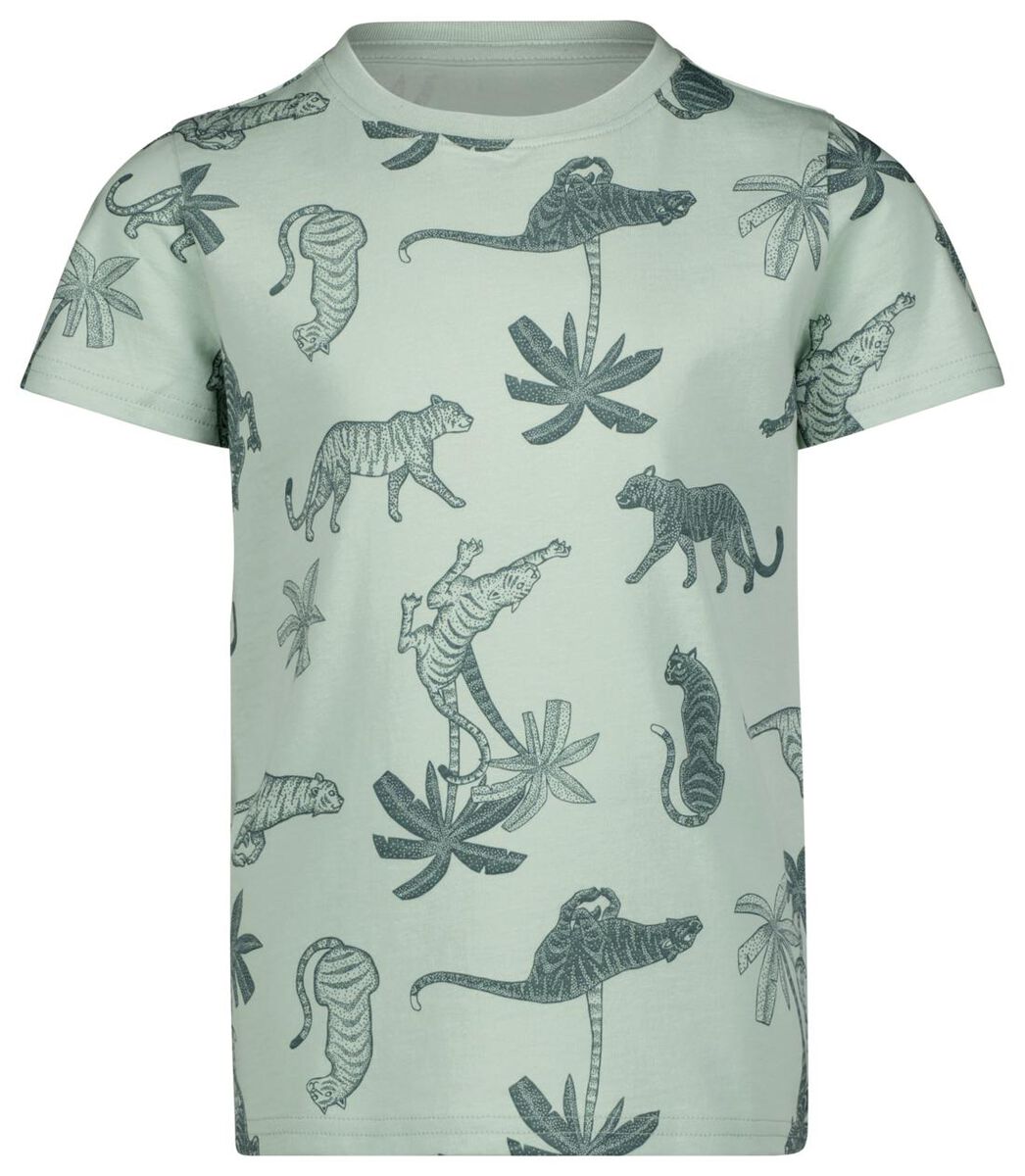 Kinder-T-Shirt, Tiger hellblau - 1000028002 - HEMA