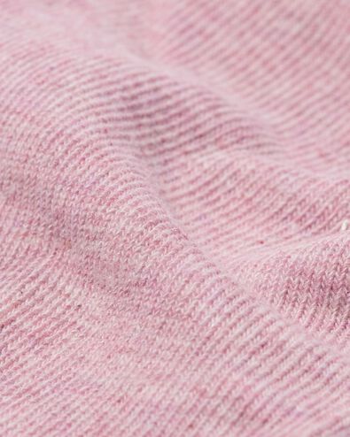 dames enkelsokken melange - 5 paar lichtpaars lichtpaars - 4280605LIGHTPURPLE - HEMA