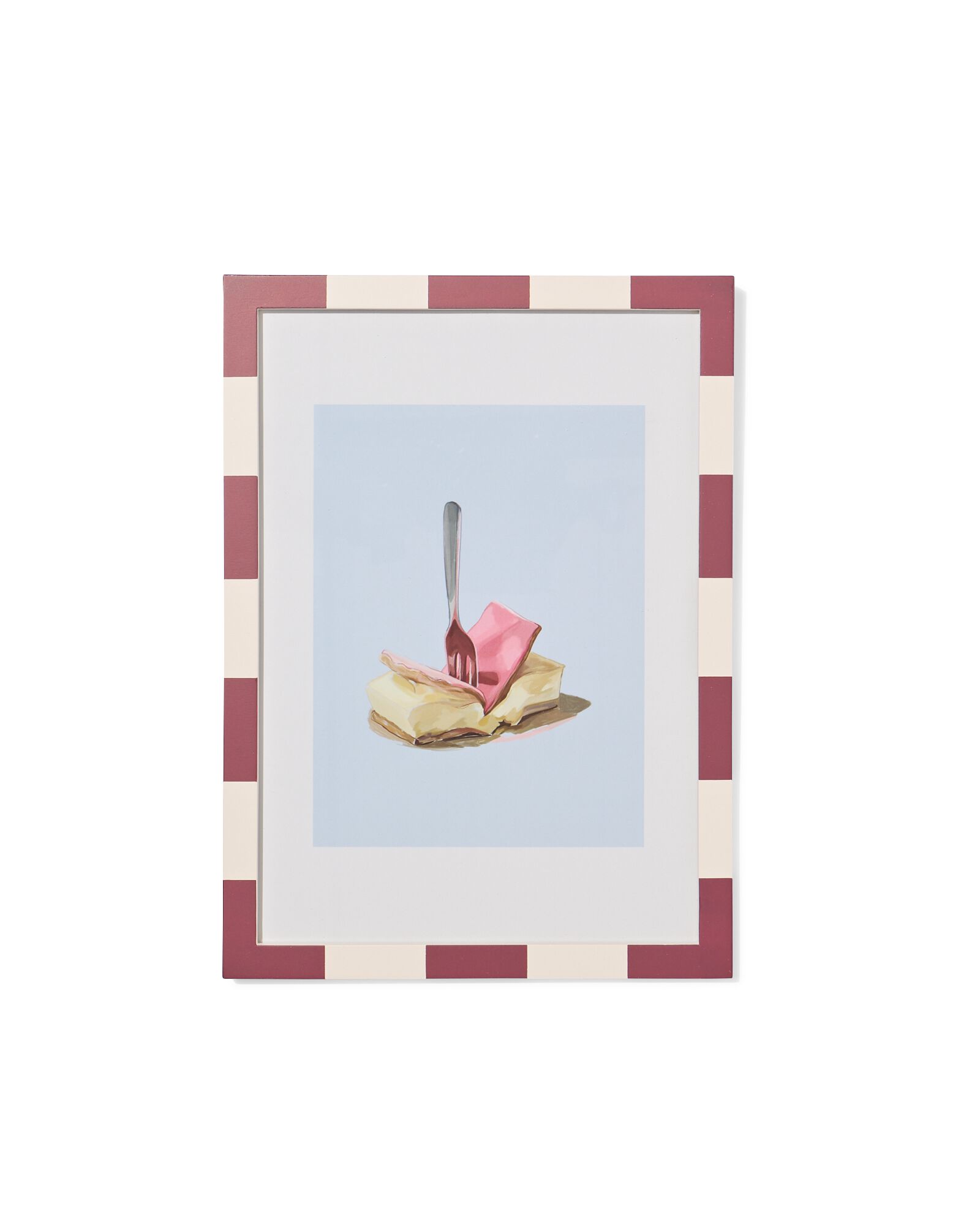 cadre photo A4 21x29,7cm bois rayures - 13626040 - HEMA