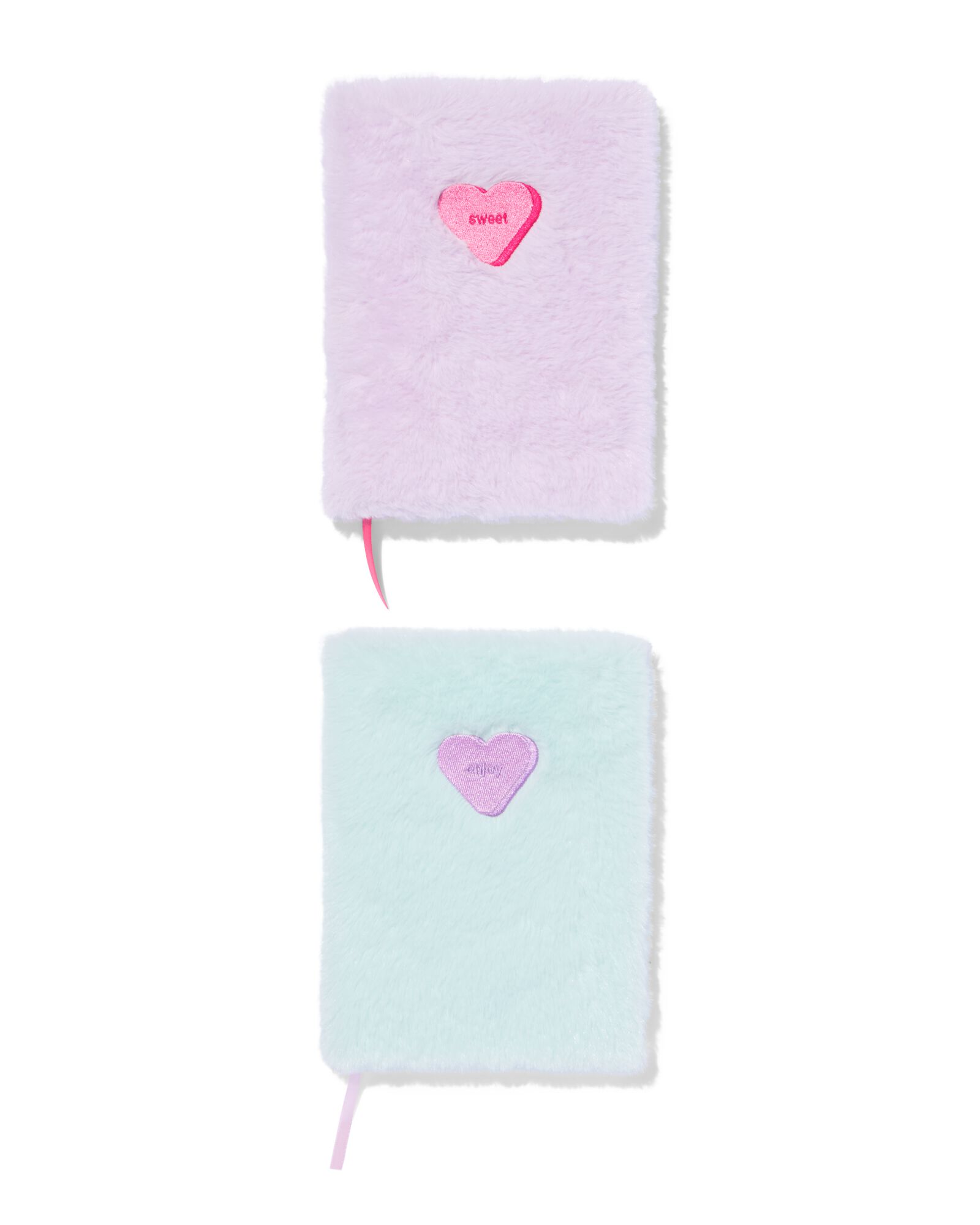 carnet A5 avec couverture en peluche  - 14511126 - HEMA