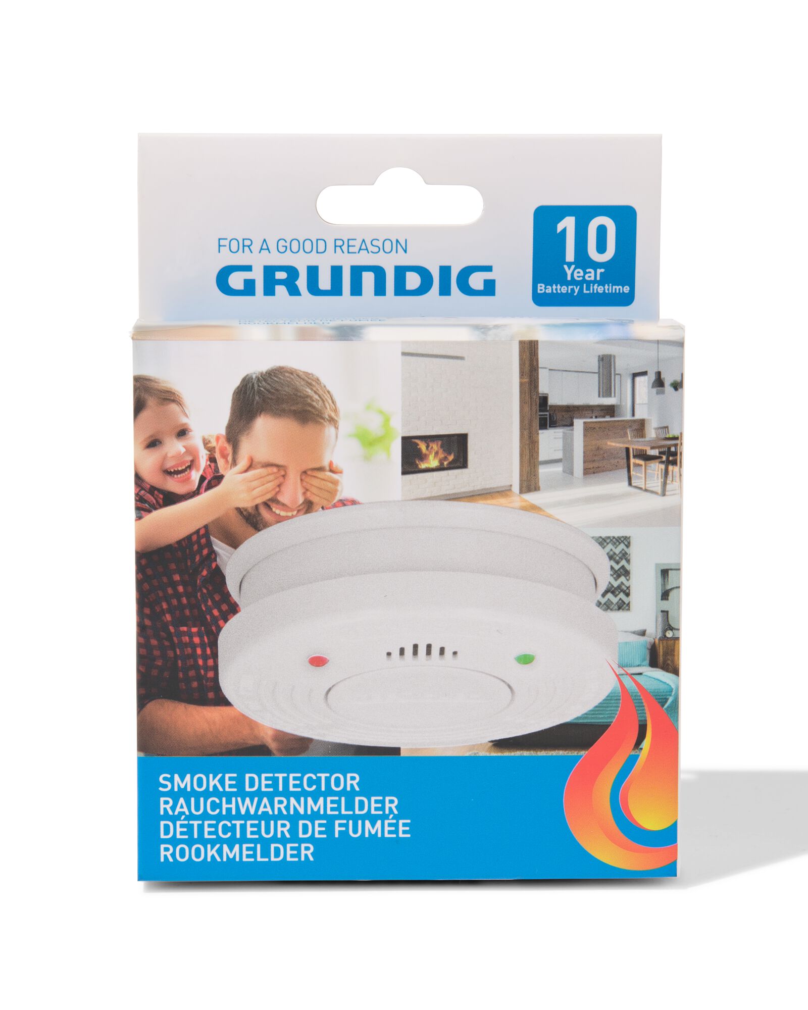 Grundig Rauchmelder mit 10 Jahren Batterielebensdauer - 81000081 - HEMA