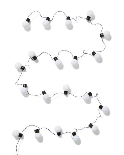 Lichterkette Solar 7 m mit 20 Lampen in wei&szlig; f&uuml;r den Au&szlig;enbereich - 41840300 - HEMA