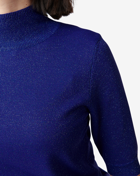 Damen-Pullover Lily, Glitter blau blau - 1000029460 - HEMA
