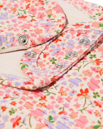 body &eacute;volutif &agrave; rabat nouveau-n&eacute; ENZING&trade; ECOVERO&trade; c&ocirc;tel&eacute; fleurs &eacute;cru &eacute;cru - 33429920ECRU - HEMA