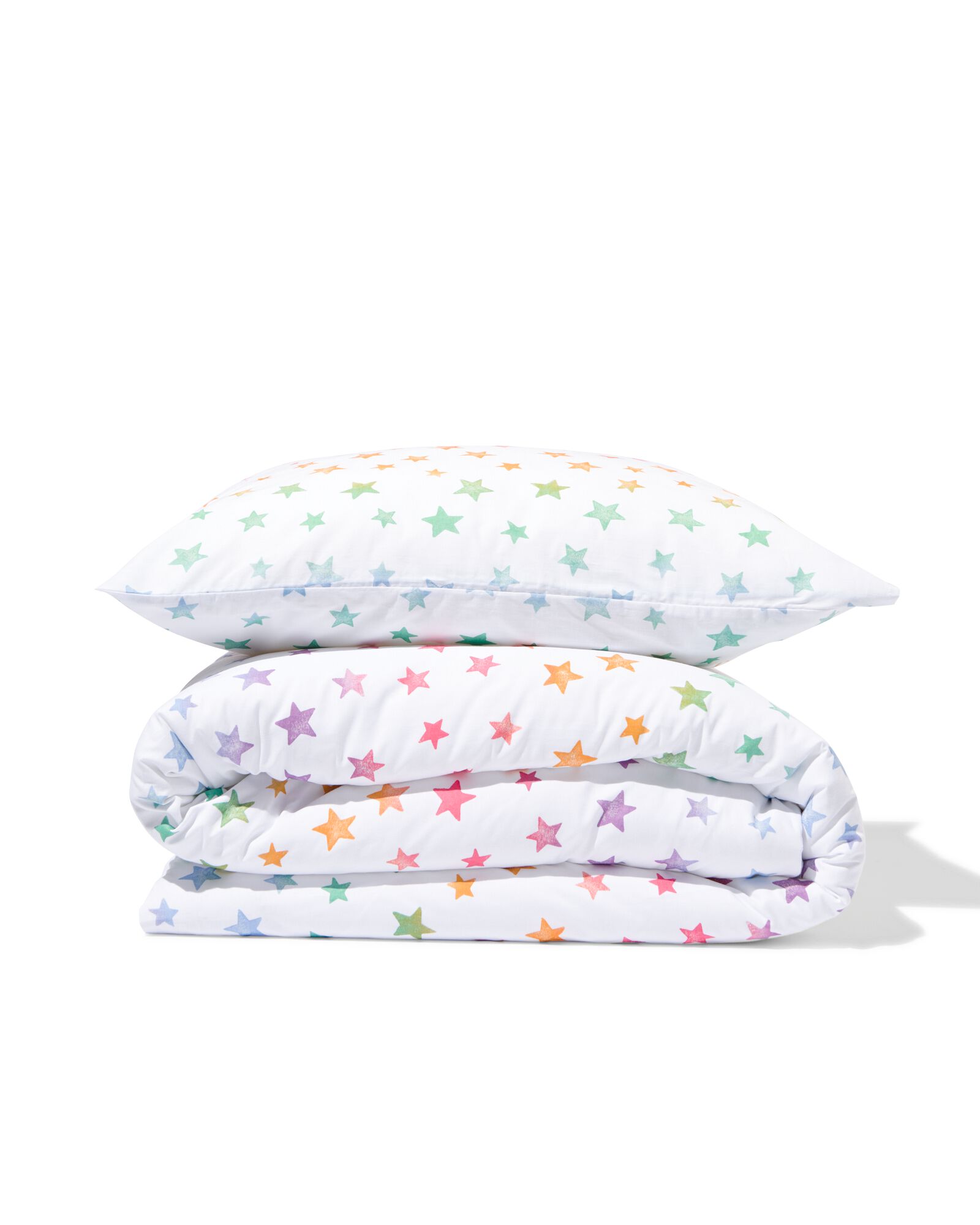 housse de couette coton doux enfant 140x200 &eacute;toiles - 5730205 - HEMA