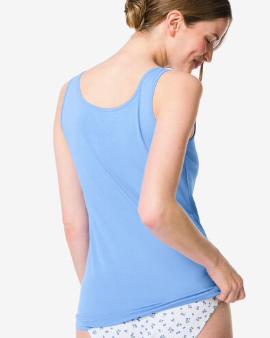 dameshemd katoen blauw blauw - 19608560BLUE - HEMA