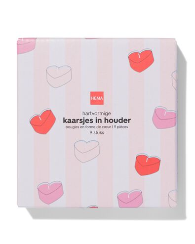 bougies d'ambiance amour &ndash; 9 pi&egrave;ces - 60800129 - HEMA