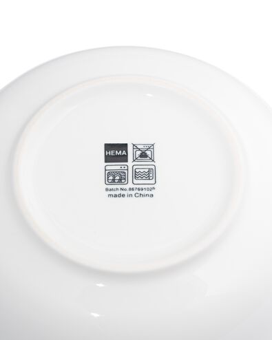 schaaltje ⌀15cm KNAP new bone wit - 9650303 - HEMA