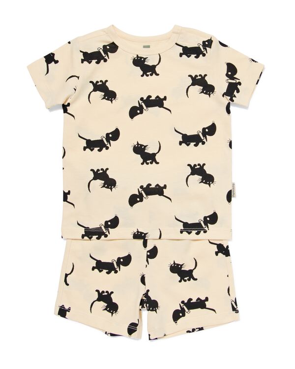 Takkie en Siepie babyshortama gebroken wit gebroken wit - 33300460OFFWHITE - HEMA