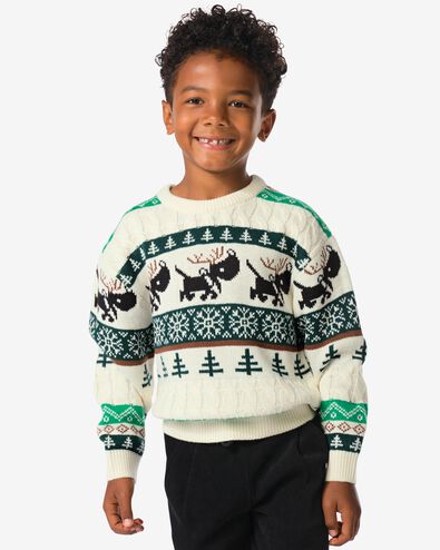 Pull enfant Takkie  vert vert - 30707302GREEN - HEMA