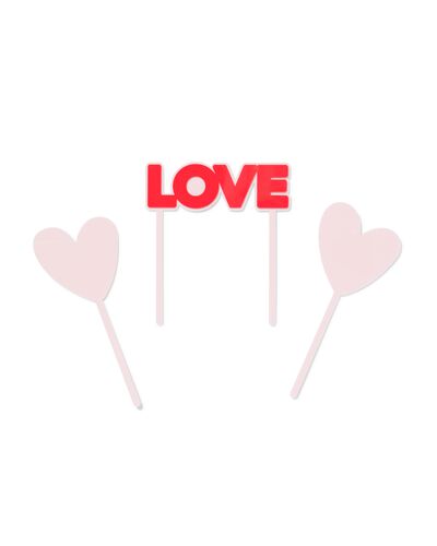 sur&eacute;l&eacute;vation de g&acirc;teau r&eacute;utilisable 'love' (amour) - 14250166 - HEMA