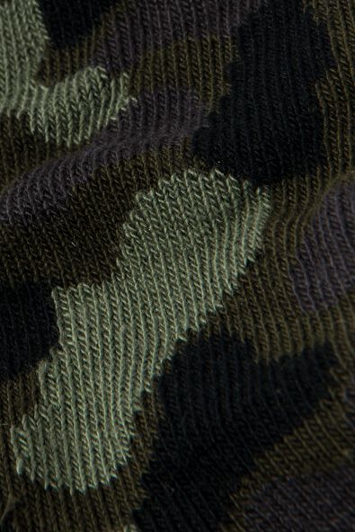 5 paires de chaussettes enfant - camouflage vert 23/26 - 4389911 - HEMA