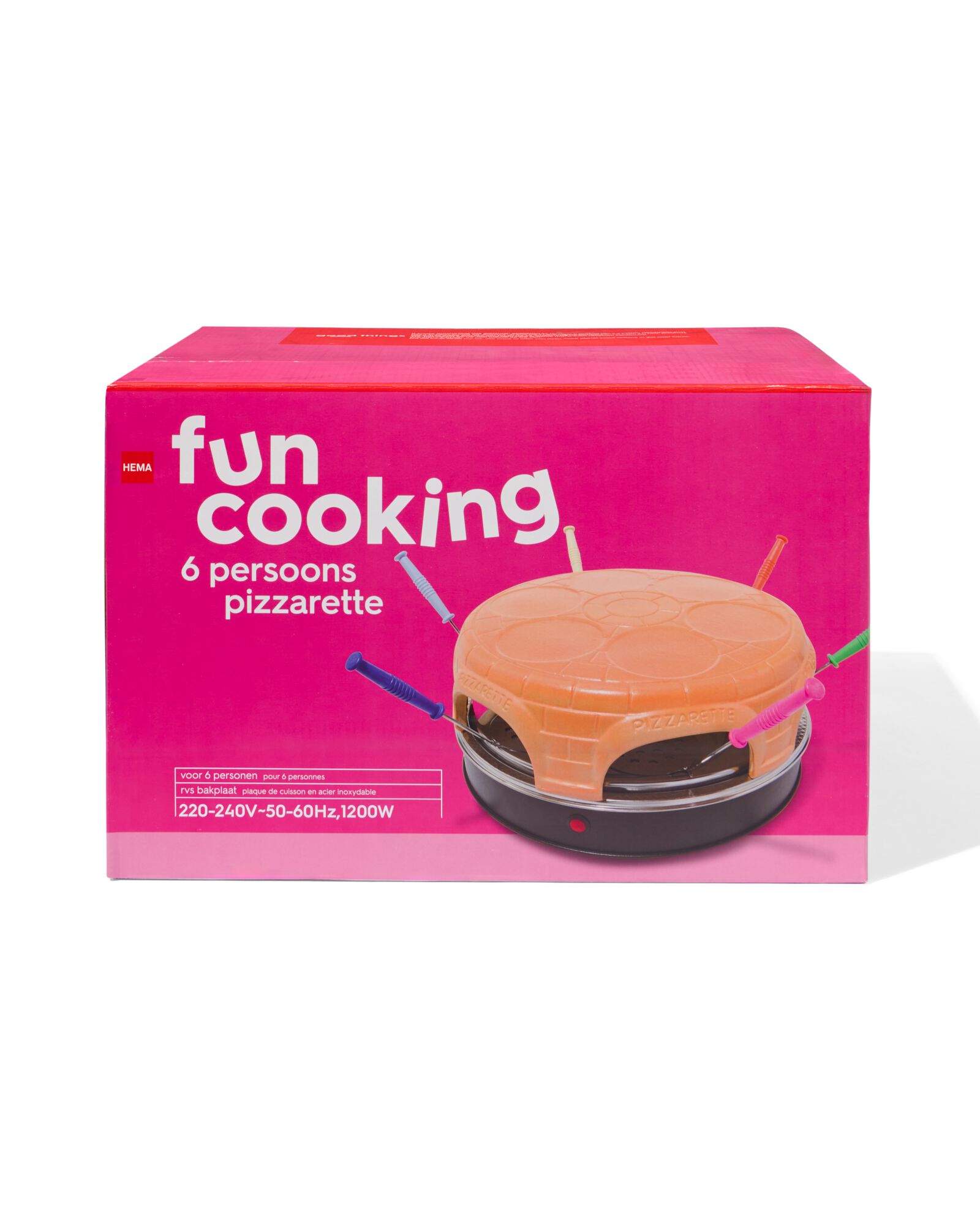 pizzarette set 6 personen - 80090014 - HEMA