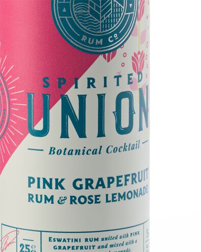 Spirited Union pink rum & rose limonade 250 ml - 17440007 - HEMA