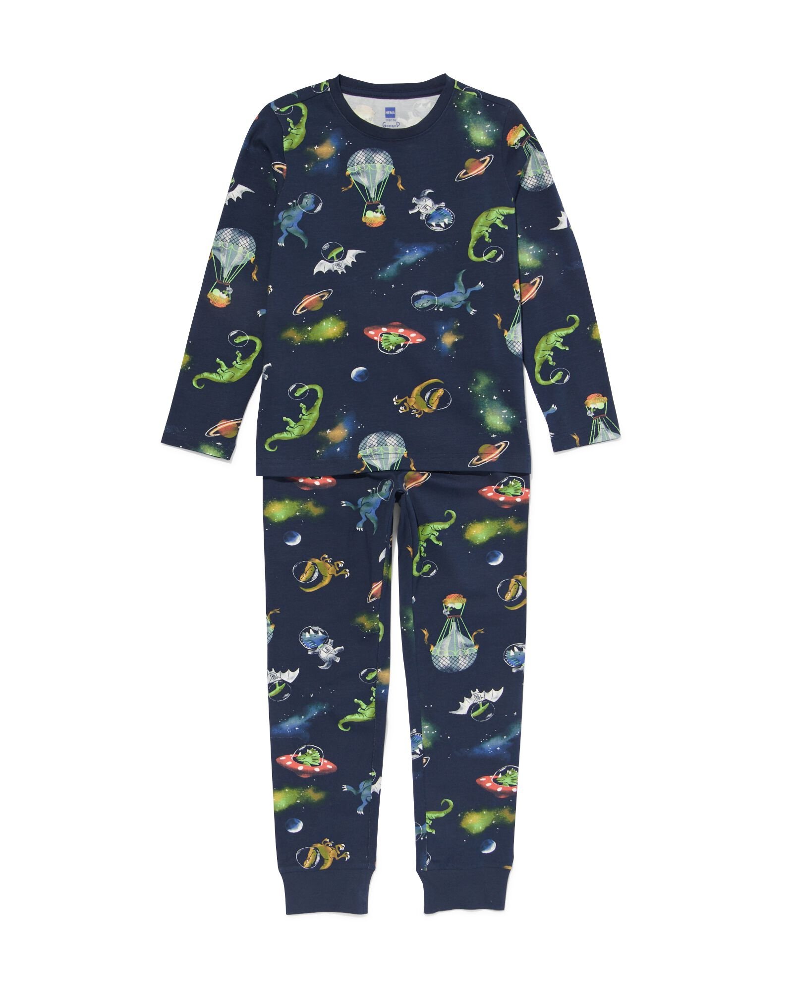 hema pyjama enfant espace dinosaure bleu foncé (bleu foncé)