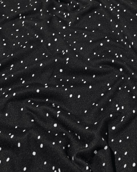 Damen-Nachthemd, Mikrofaser schwarz M - 23400335 - HEMA