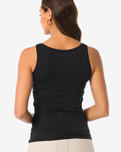 Damen-Top, Biobaumwolle schwarz - 1000004704 - HEMA