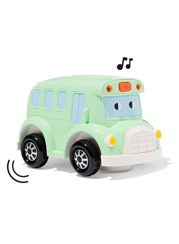 interactieve bus 20x20x11.5cm plastic - 15100209 - HEMA