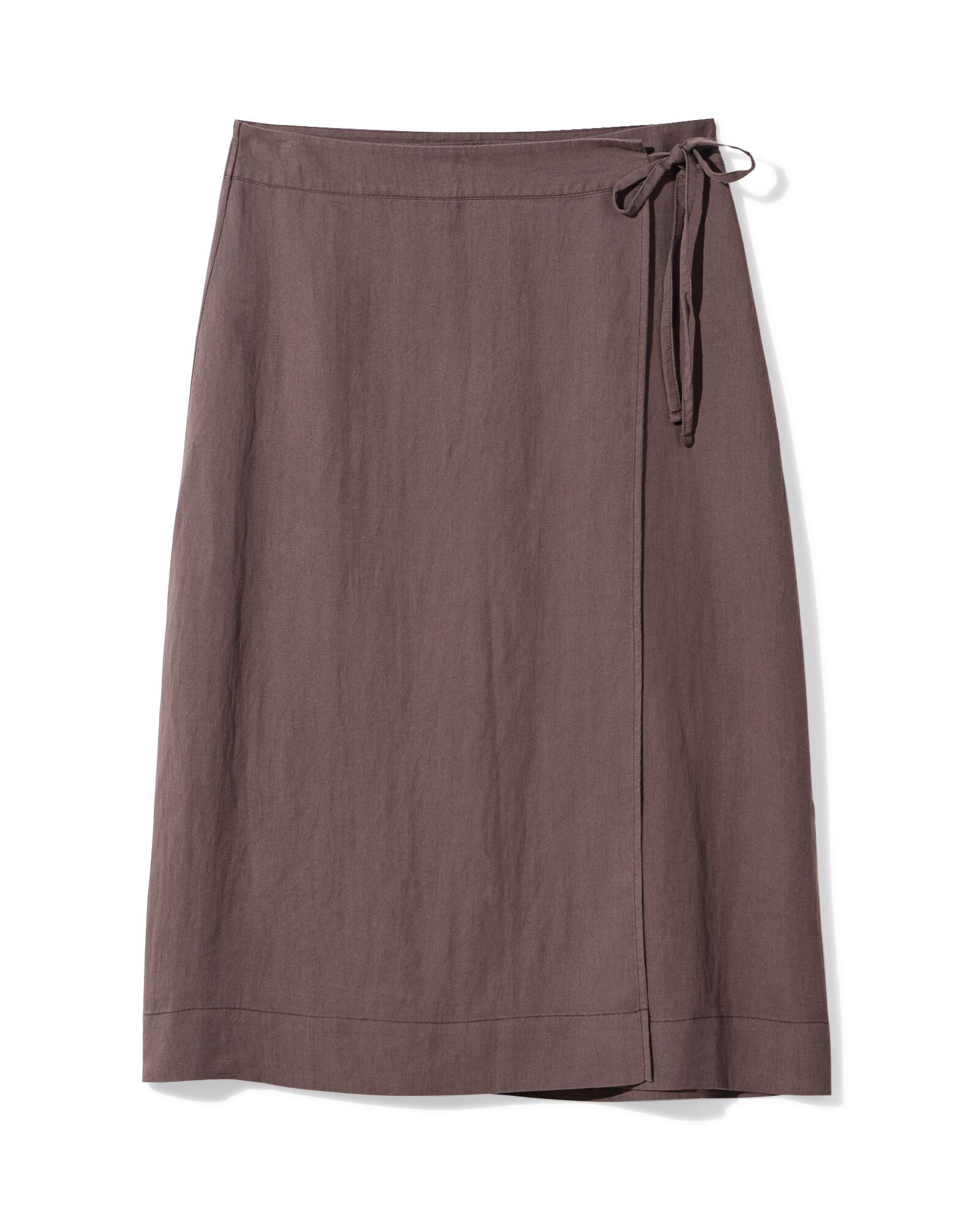 dames overslagrok Inez regular fit bruin bruin - 36207390BROWN - HEMA