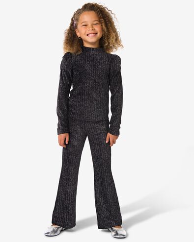 kinderlegging glitter zwart zwart - 30836904BLACK - HEMA