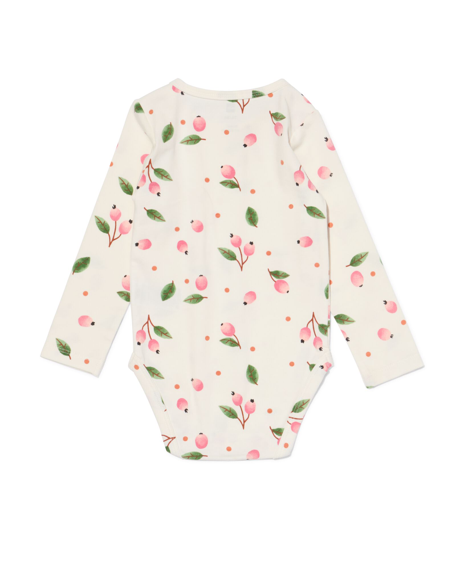 body en coton biologique stretch bouton de rose blanc cass&eacute; blanc cass&eacute; - 33394720OFFWHITE - HEMA