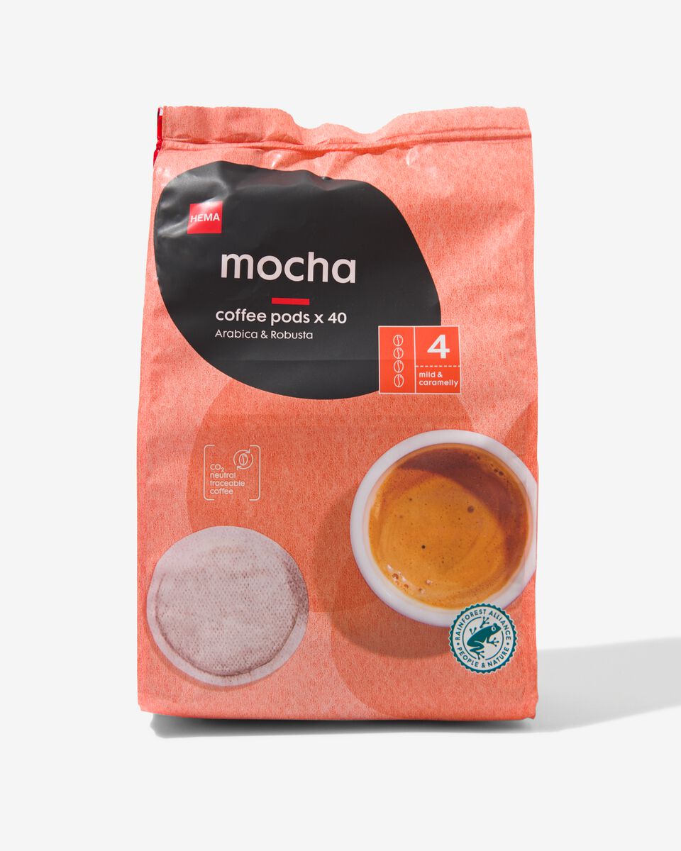 40er-Pack Kaffeepads, Mokka - 17150031 - HEMA