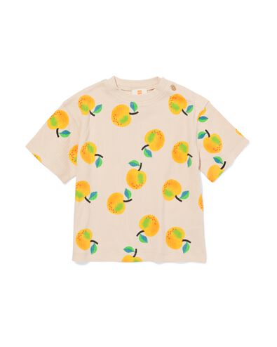 baby T-shirt rib  ecru - 33155670ECRU - HEMA