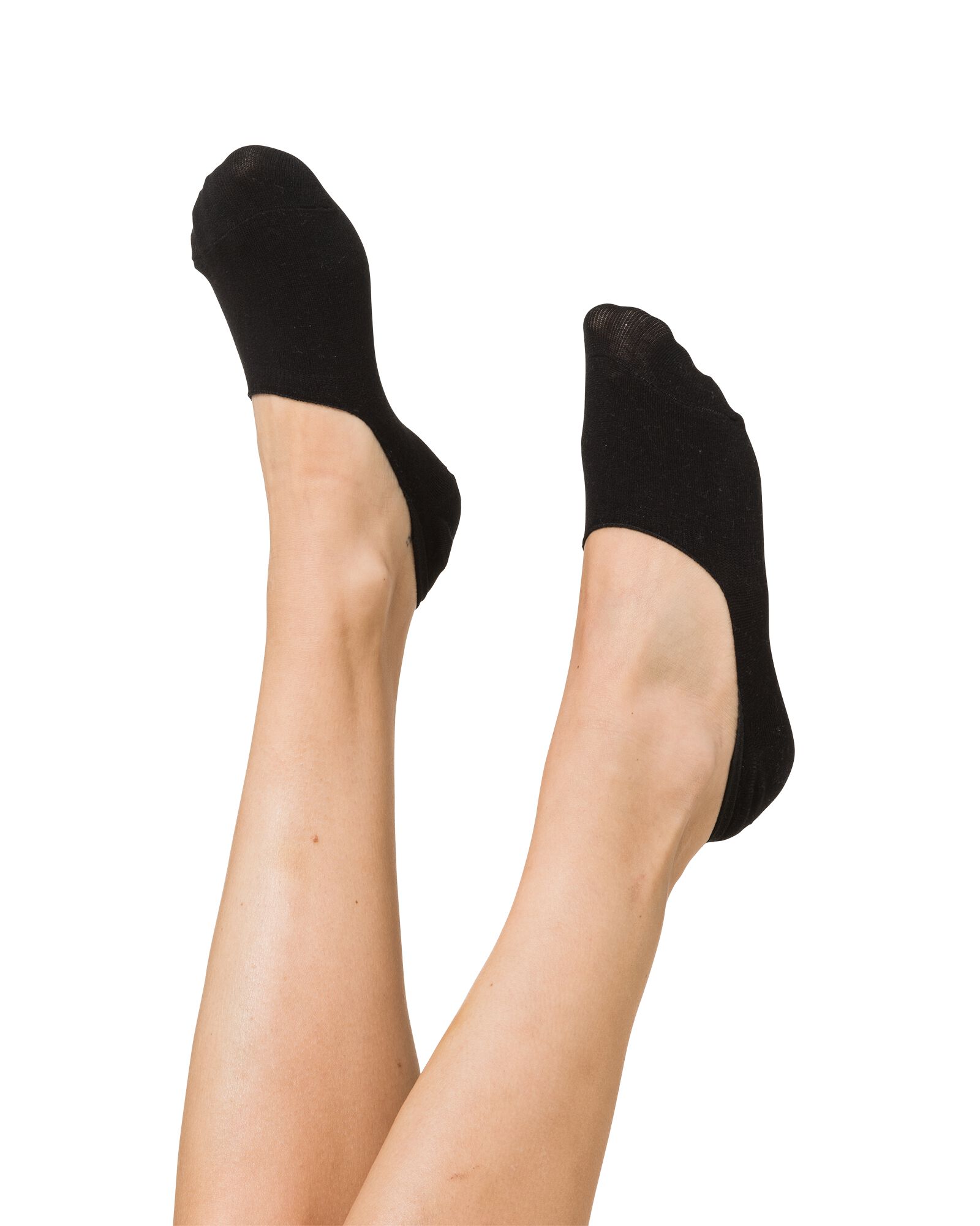 5 paires de socquettes femme noir - HEMA