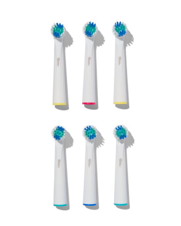 opzetborstels medium - 6 stuks - 11133365 - HEMA