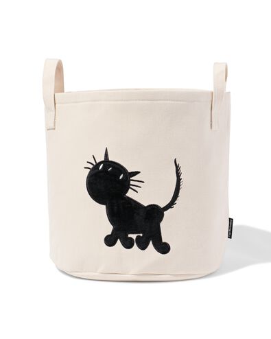 Takkie en Siepie opbergmand 30x30cm beige - 61100352 - HEMA