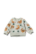 newborn sweater met katten groen groen - 1000030392 - HEMA