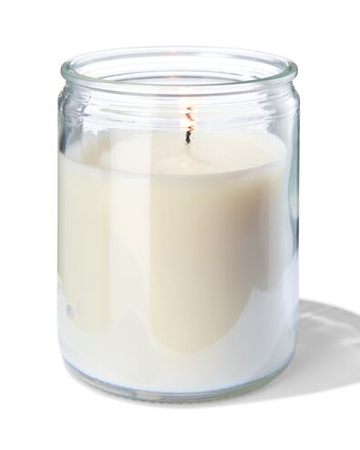 bougie dans un verre &Oslash;6.5x8 blanc - 13502769 - HEMA