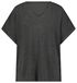 t-shirt lounge femme noir S - 23410087 - HEMA