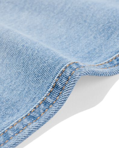 jean enfant large fleurs bleu clair bleu clair - 30836453LIGHTBLUE - HEMA