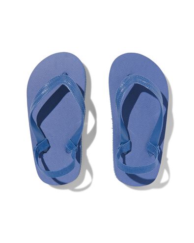 tongs enfant bleu - 1000030525 - HEMA