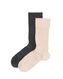 2er-Pack Herren-Socken, mit Biobaumwolle graumeliert 43/46 - 4120102 - HEMA