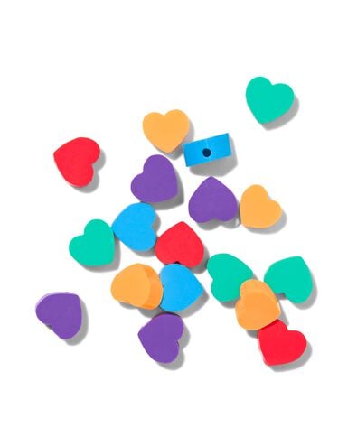 m&eacute;lange de perles c&oelig;urs - 15900387 - HEMA