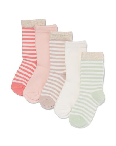 5er-Pack Kinder-Socken, mit Baumwolle bunt 31/34 - 4360258 - HEMA