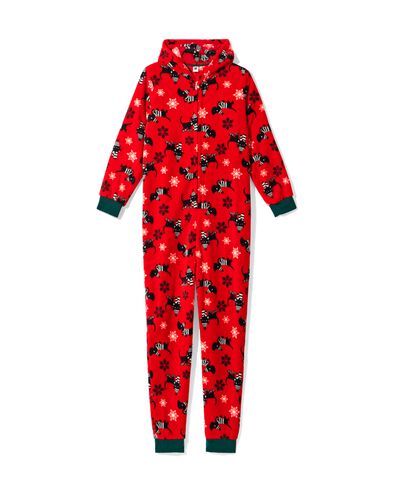 Takkie en Siepie onesie voor volwassenen rood - 23400605RED - HEMA