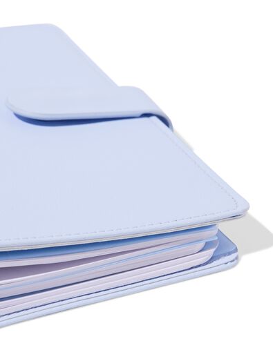 navulbaar notitieboek A5 gevuld met lijntjes lichtblauw - 14170091 - HEMA